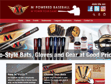 Tablet Screenshot of mpoweredbaseball.com